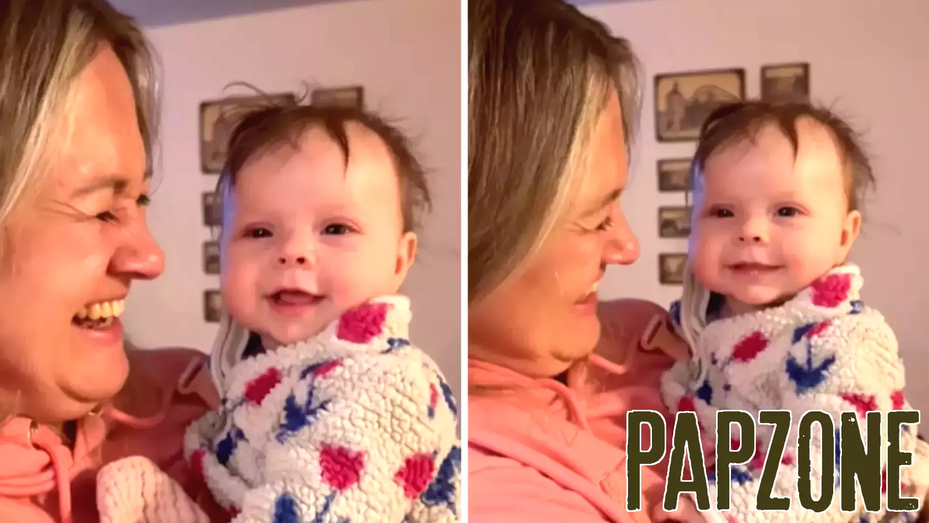 Baby's Hilarious Reaction to Mom's Return Leaves Dad in Stitches