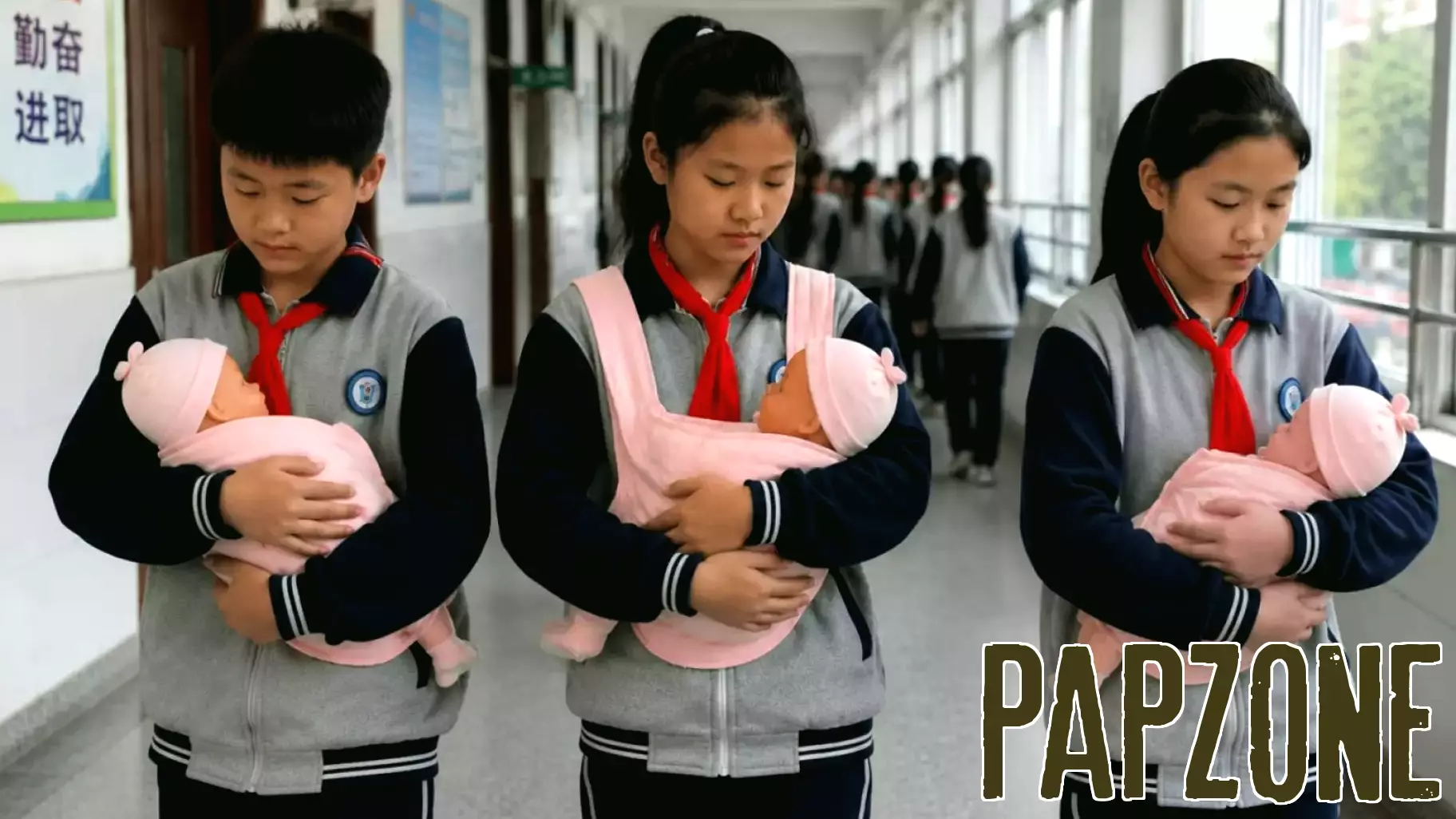 China school makes ‘rebellious’ students carry baby dolls to teach ‘parenting struggles’