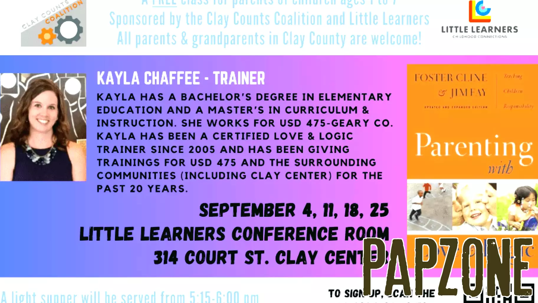 Free Parenting Class Available in Clay Center This September