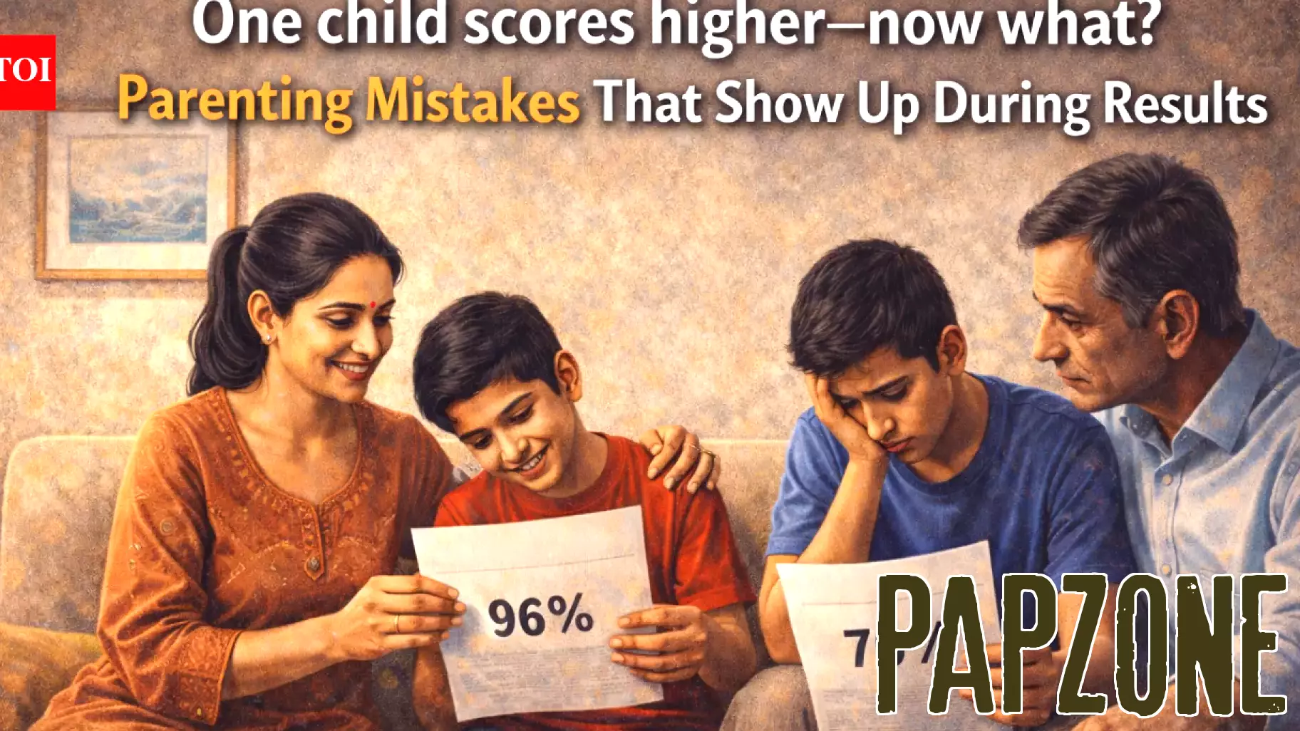 One child scores higher—now what? Parenting mistakes that show up during results