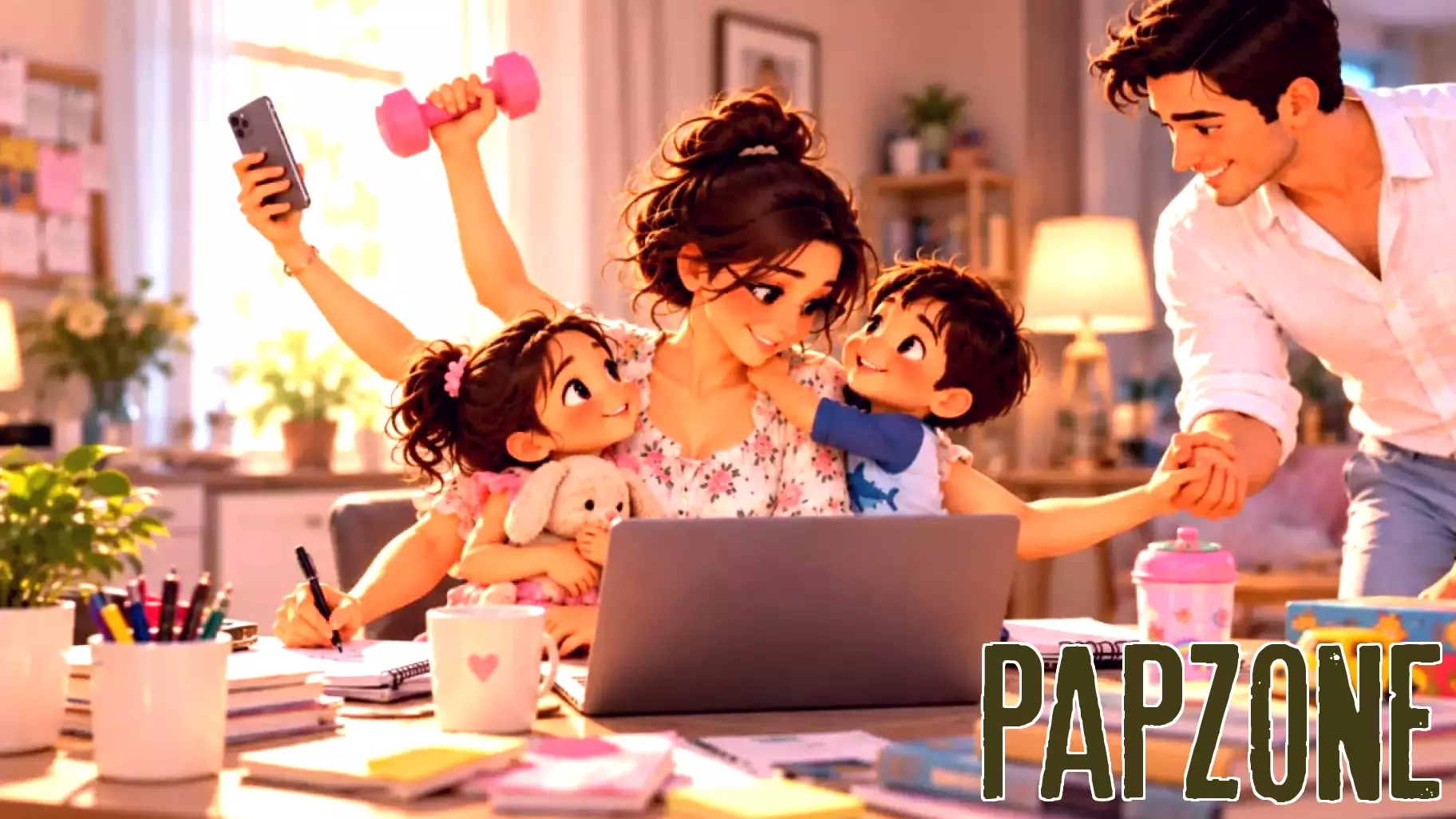 The Real Daily Grind of a Full-Time Working Mom With Twins