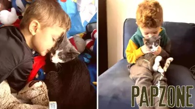Autistic Boy Forms Special Bond with Adopted Kitten