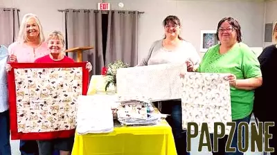 Crazy Quilters donate supplies to Changepoint Pregnancy Care and Parenting Center
